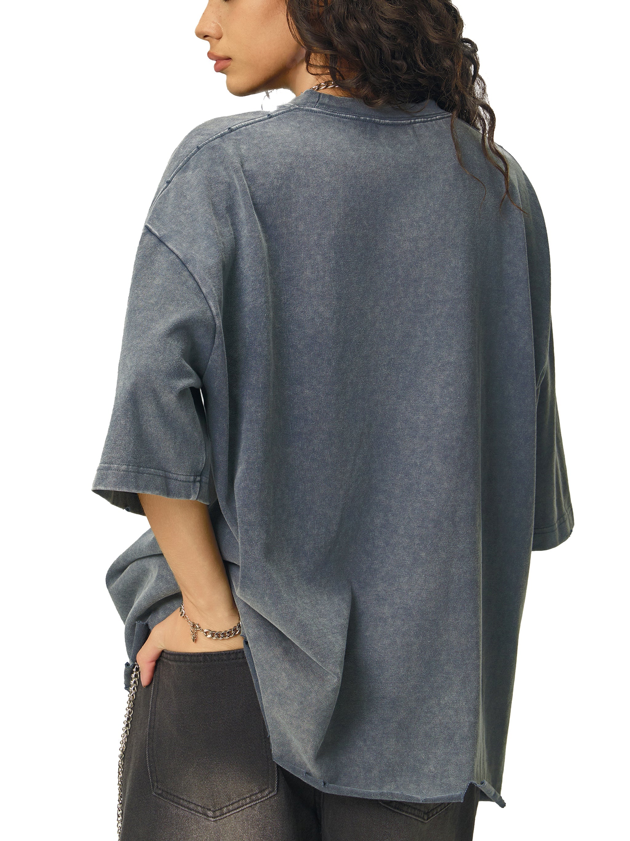 No Limits™ Special Series Ghost-Denim Signed T-Shirt - 340 GSM (10 oz)