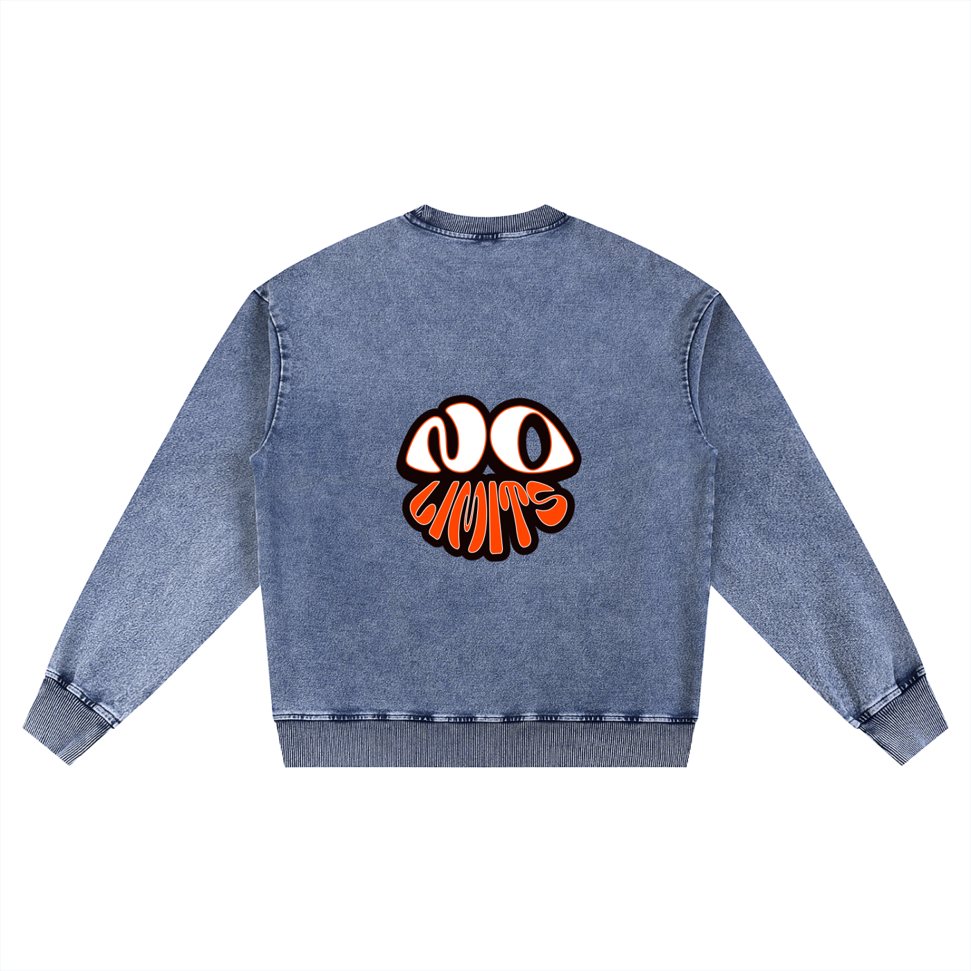 No Limits™ Special Series Ghost-Denim Sweatshirt - 380 GSM (11.2 oz)