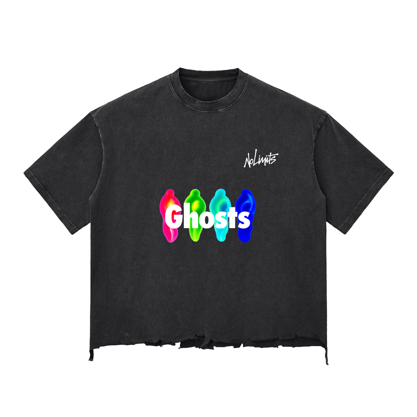 No Limits™ Special Series Ghost-Denim Signed T-Shirt - 340 GSM (10 oz)