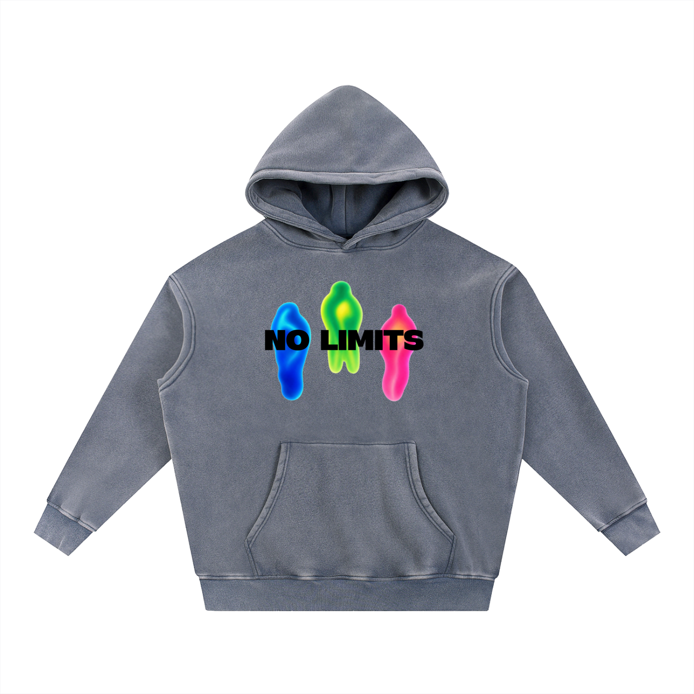 No Limits™ Special Series Ghost-Denim Hoodie - 355 GSM (10.5 oz)