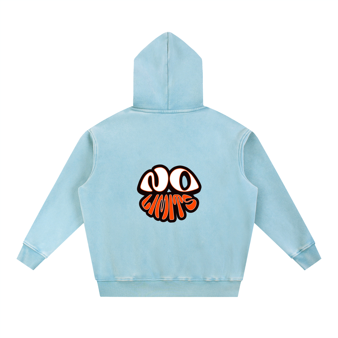 No Limits™ Special Series Ghost-Denim Hoodie - 355 GSM (10.5 oz)