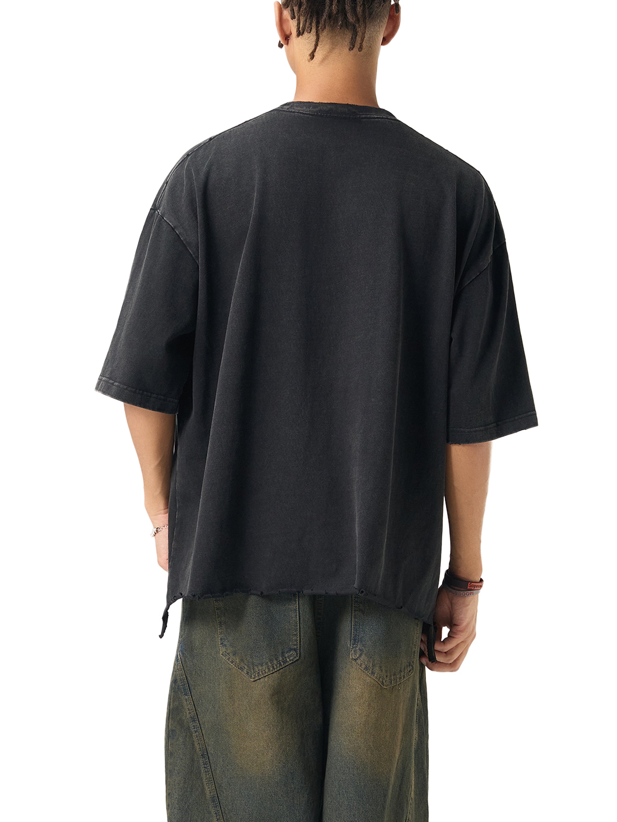 No Limits™ Special Series Ghost-Denim Signed T-Shirt - 340 GSM (10 oz)