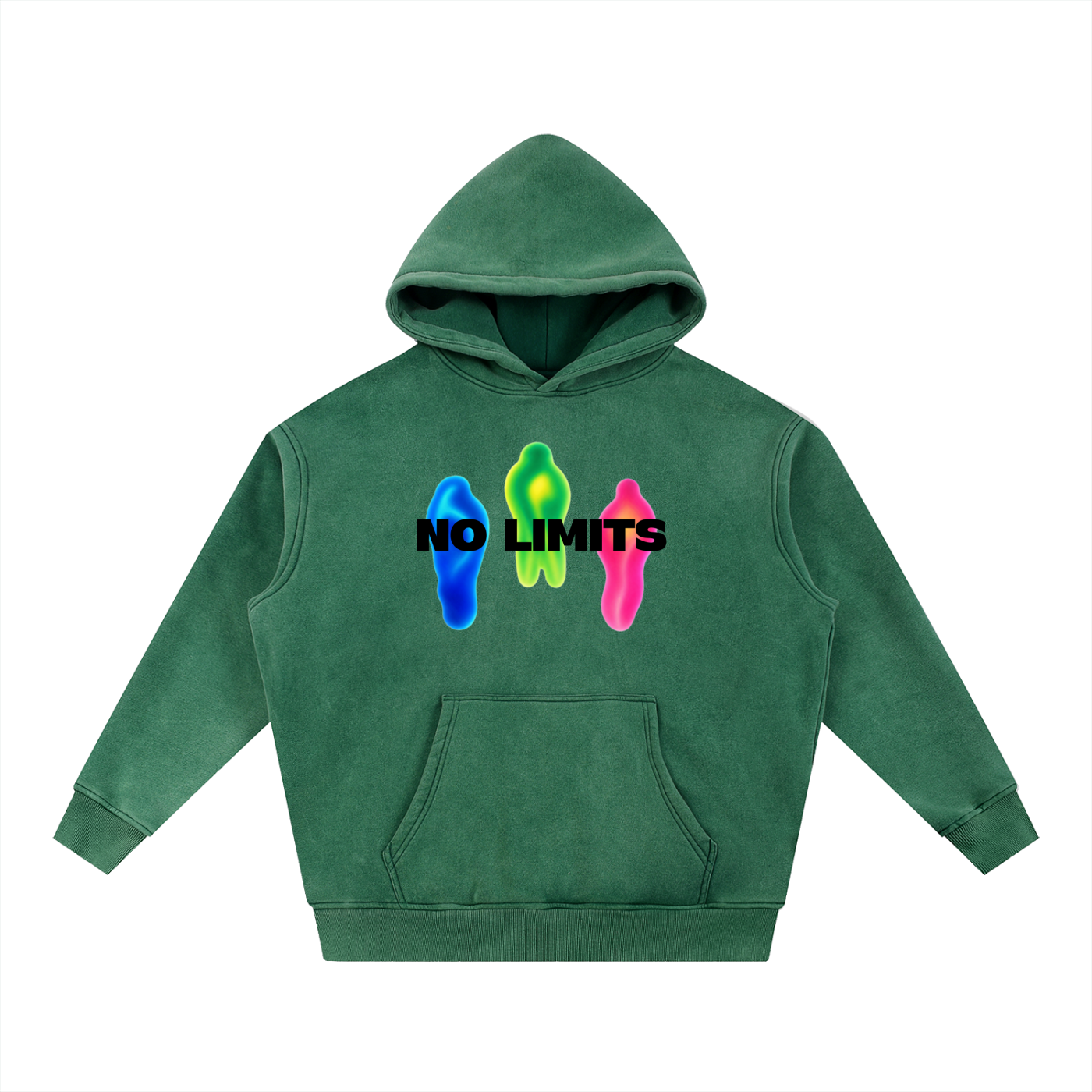 No Limits™ Special Series Ghost-Denim Hoodie - 355 GSM (10.5 oz)