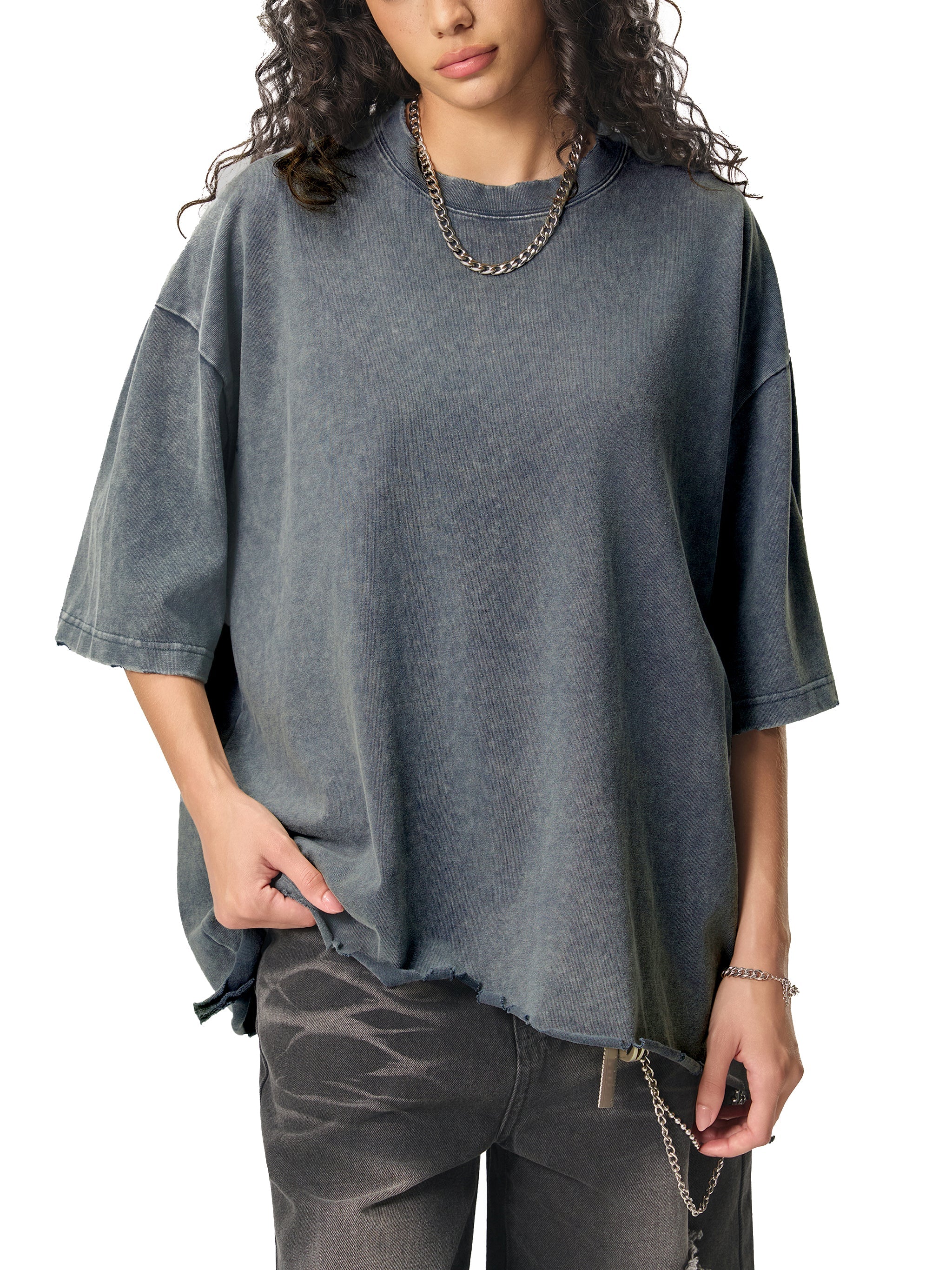 No Limits™ Special Series Ghost-Denim Signed T-Shirt - 340 GSM (10 oz)