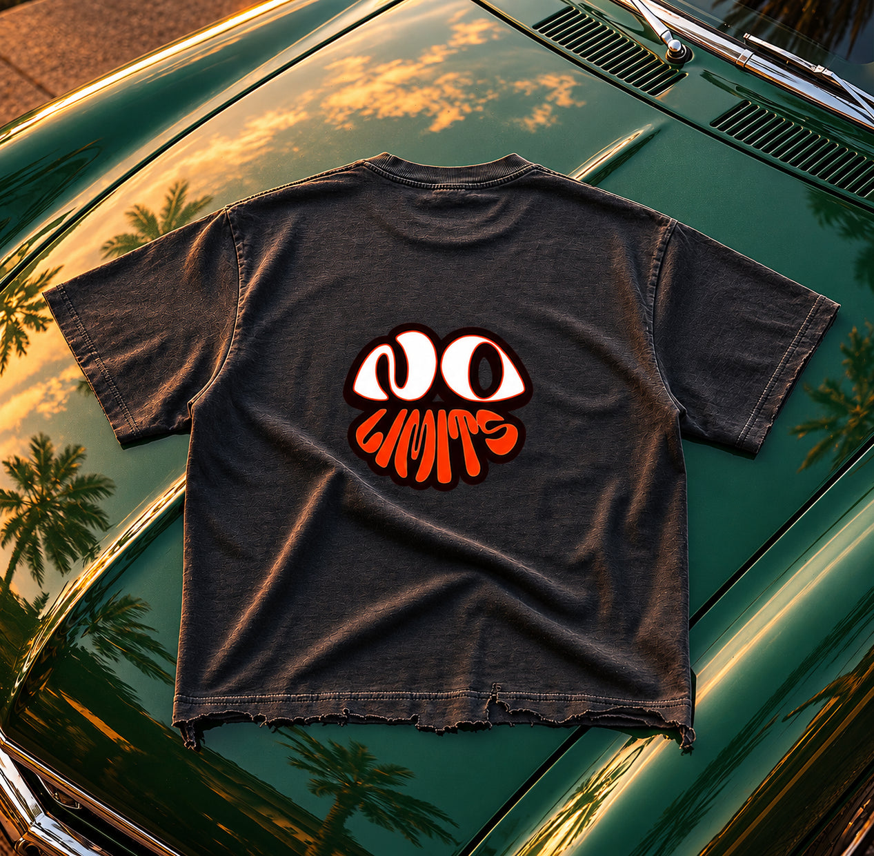 No Limits™ Special Series Ghost-Denim Signed T-Shirt - 340 GSM (10 oz)