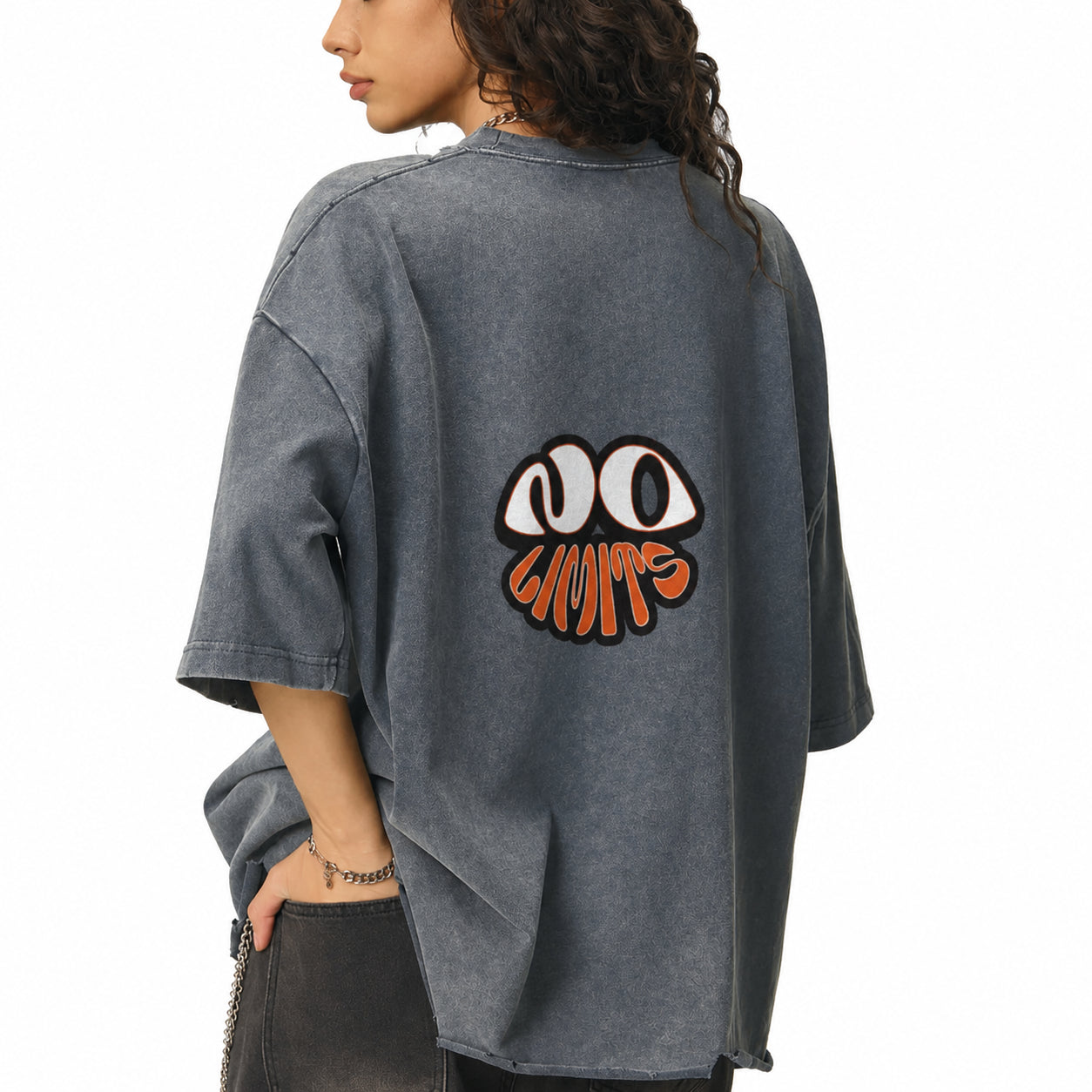 No Limits™ Special Series Ghost-Denim Signed T-Shirt - 340 GSM (10 oz)