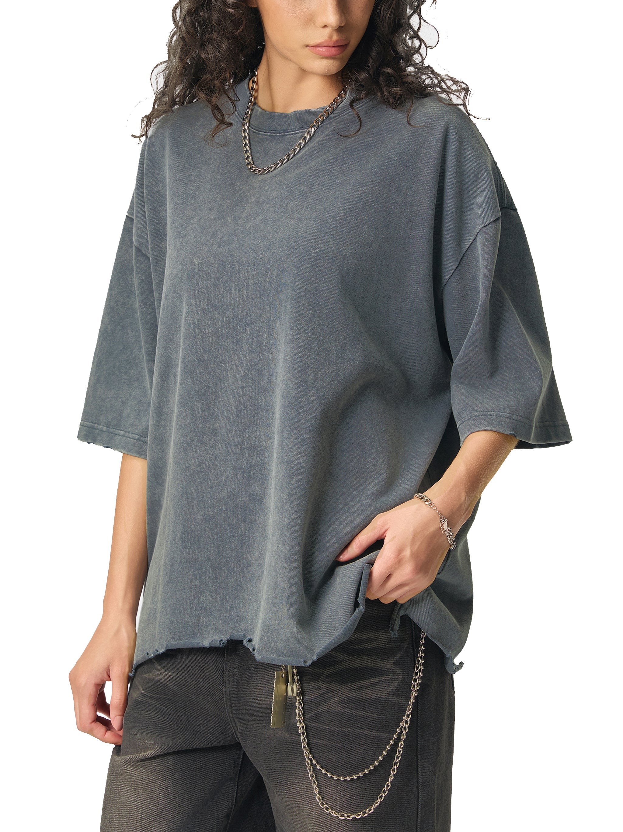 No Limits™ Special Series Ghost-Denim Signed T-Shirt - 340 GSM (10 oz)