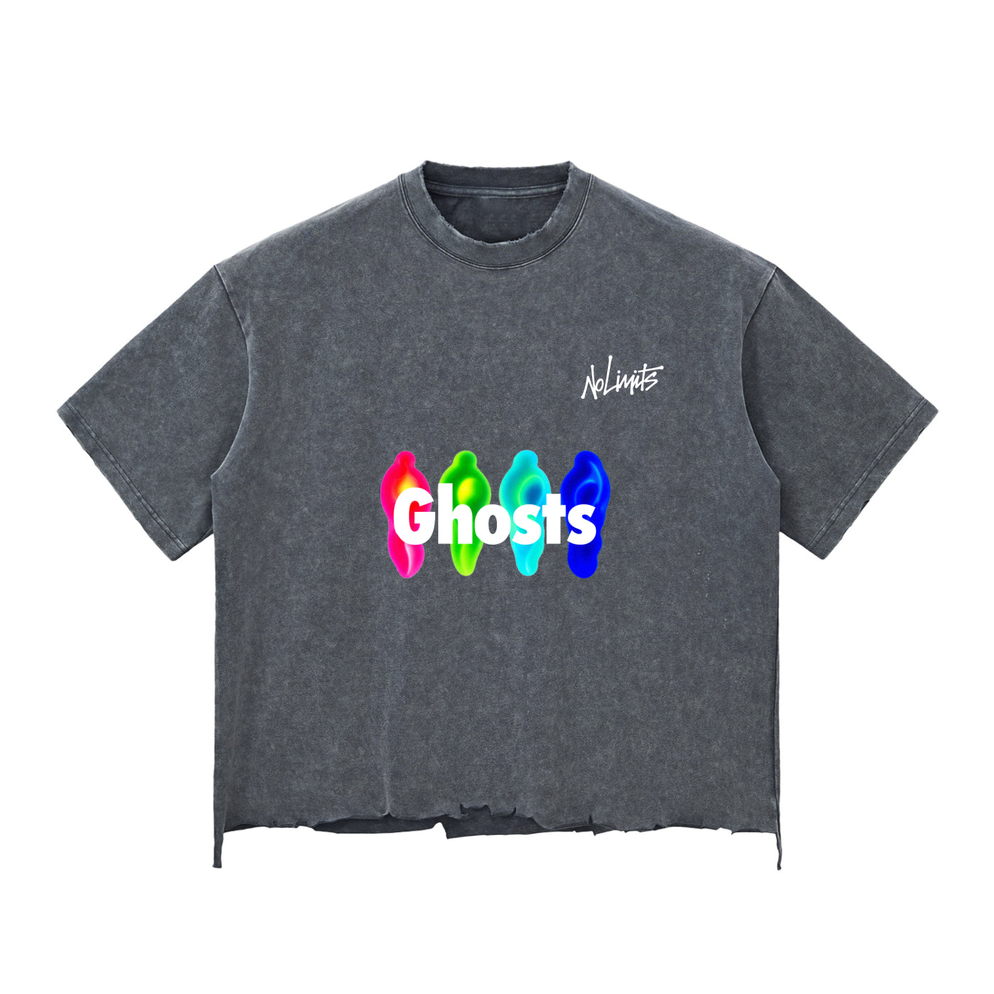 No Limits™ Special Series Ghost-Denim Signed T-Shirt - 340 GSM (10 oz)