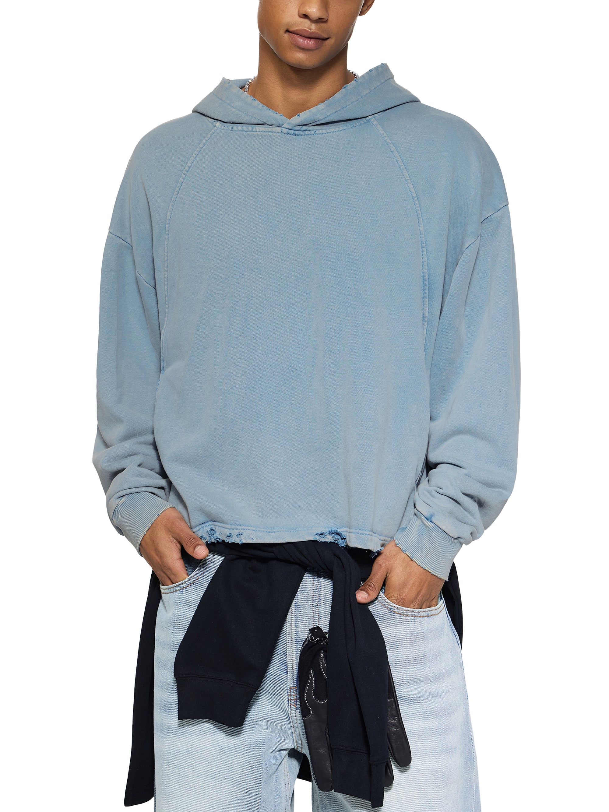 No Limits™ Special Series Brave & Kind Denim Hoodie  - 340 GSM = 10 oz