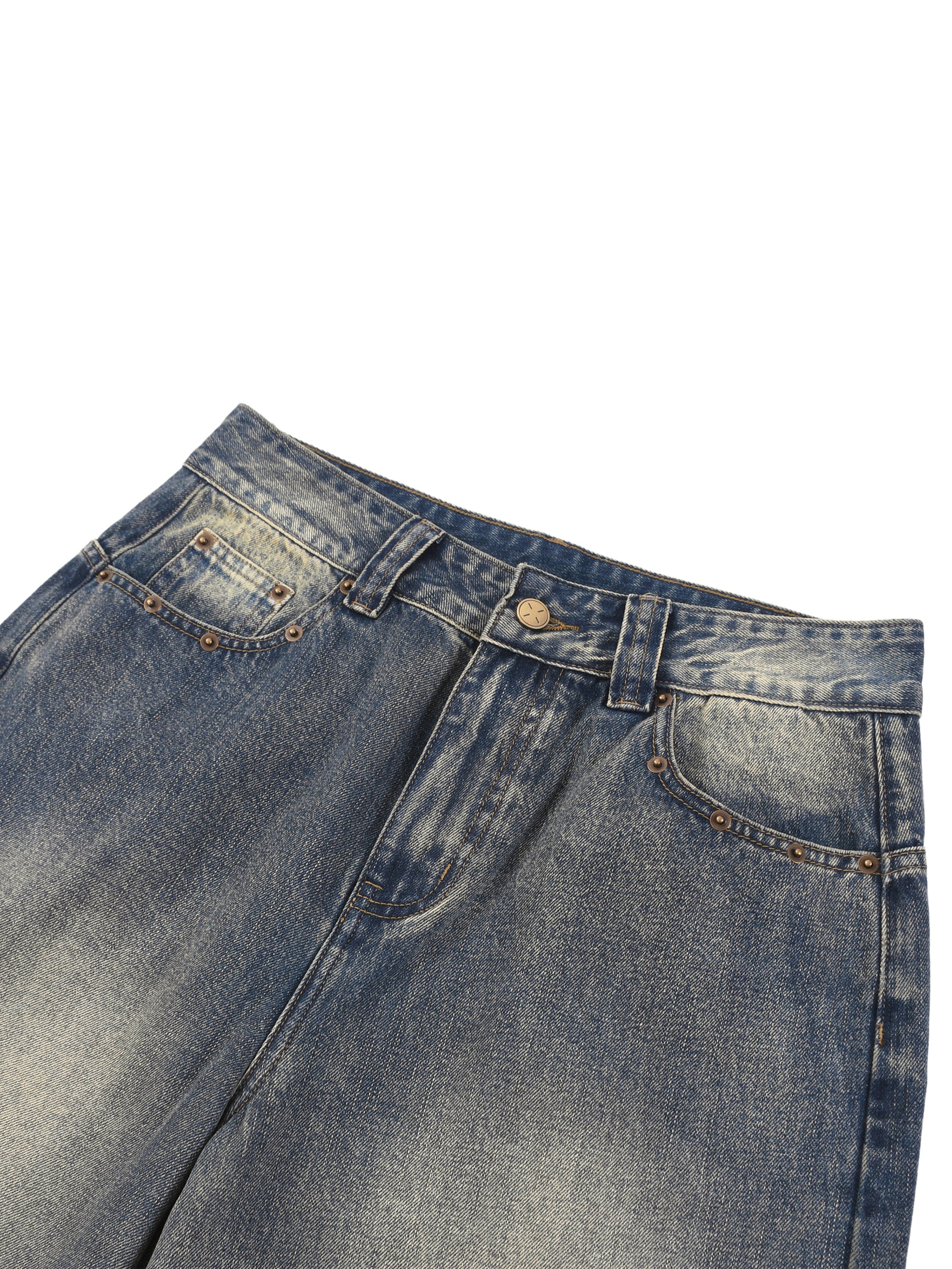 No Limits™ Special Series Vinatage-Wash Denim Shorts - 385 GSM  (11.4 oz)