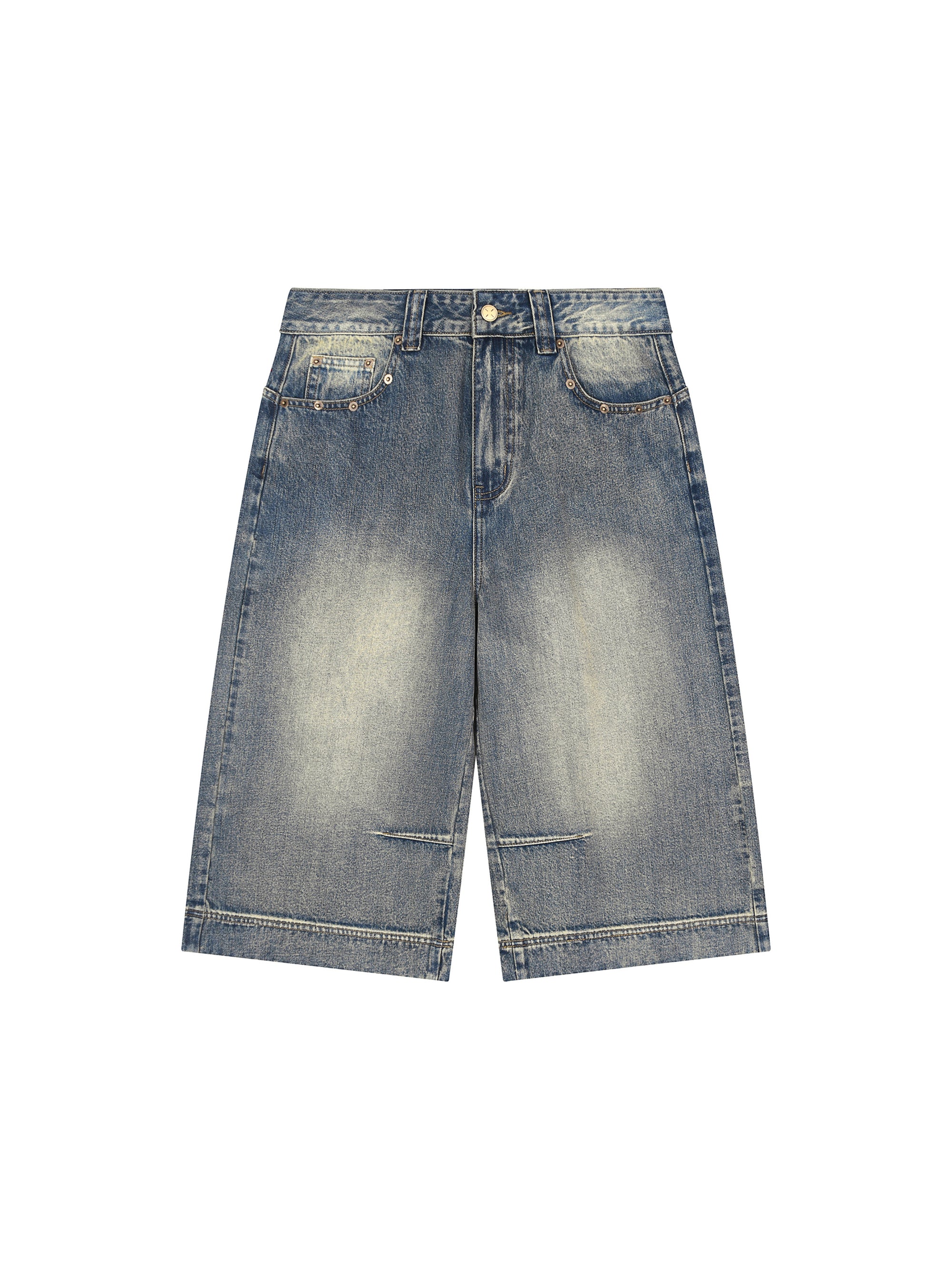 No Limits™ Special Series Vinatage-Wash Denim Shorts - 385 GSM  (11.4 oz)