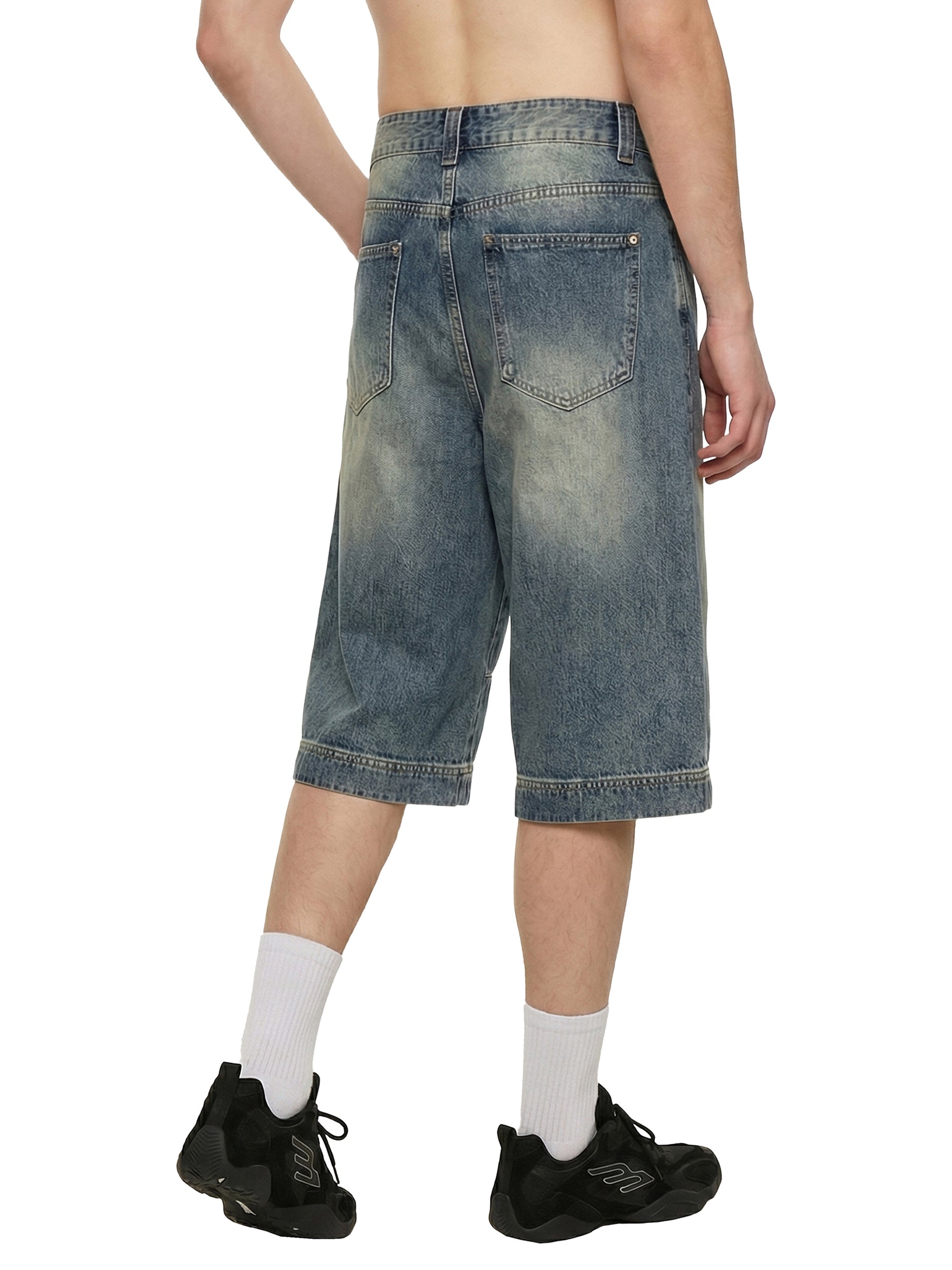 No Limits™ Special Series Vinatage-Wash Denim Shorts - 385 GSM  (11.4 oz)